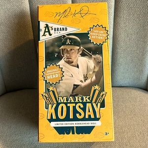 2005 Mark Kotsay Oakland A's Rookie of the Year Bobblehead SGA.